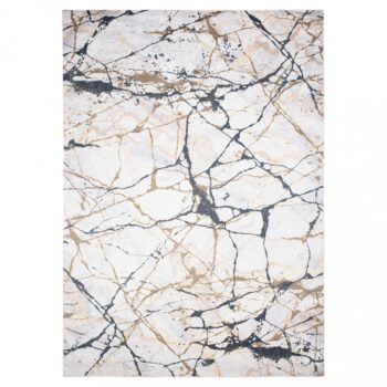 Svetlý trendový koberec s mramorovým vzorom Šírka: 80 cm | Dĺžka: 150 cm