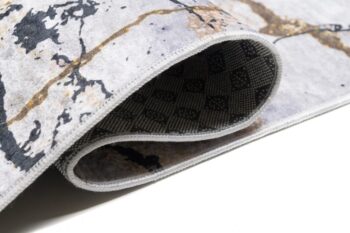 Svetlý trendový koberec s mramorovým vzorom Šírka: 80 cm | Dĺžka: 150 cm