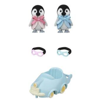 Sylvanian Families Baby tučniaky dvojčatá s autíčkom