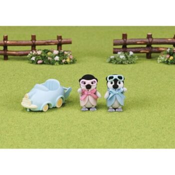 Sylvanian Families Baby tučniaky dvojčatá s autíčkom