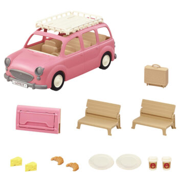 Sylvanian family 5535 Rodinné auto ružové Van