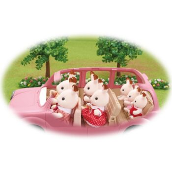 Sylvanian family 5535 Rodinné auto ružové Van