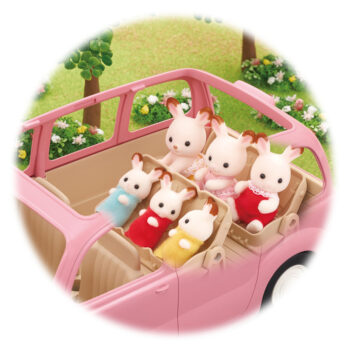 Sylvanian family 5535 Rodinné auto ružové Van