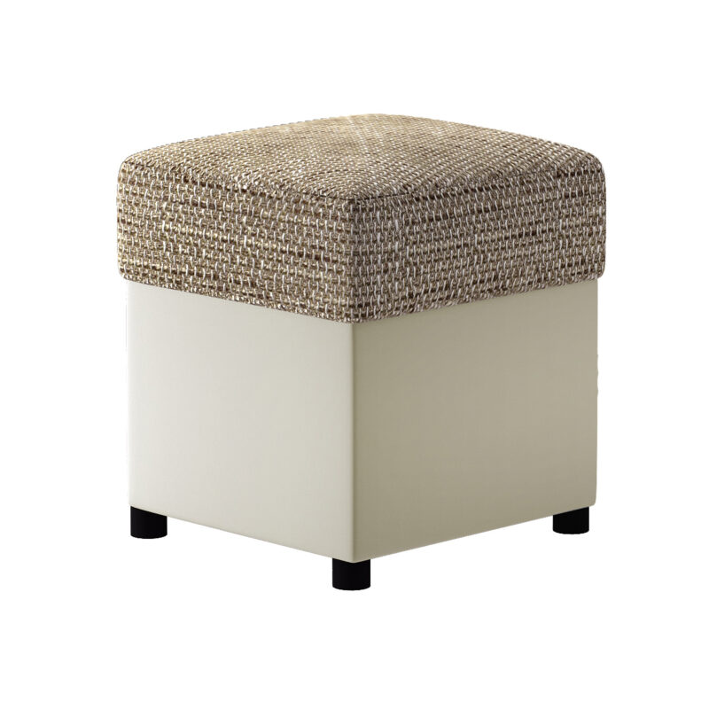 NABBI T1 taburetka cappuccino / béžová Taburetka T1 sa vyznačuje svojou funkčnosťou a modernosťou. Stabilná konštrukcia taburetky je čalúnená kvalitnou a odolnou ekokožou vo farbe béžová (Soft 33) a pohodlné sedadlo je v prevedení cappuccino (Berlin 03) čalúnené kvalitnou látkou. Elegantný dizajn umožňuje jej umiestnenie do moderného…