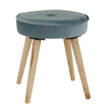 Moderný a minimalistický dizajn taburetky MERLE dokonale zapasuje do každej domácnosti. Rozmery taburetky sú (ŠxHxV): 37x37x38 cm. O komfort pri sedení sa stará kvalitná látka Velvet. Jej farebné prevedenie je v jemnej sivomodrej, ktorá sa dobre kombinuje k zvyšnému nábytku. Stabilné a pevné nohy…
