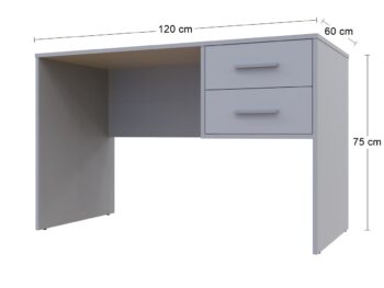 Jednoduchý dizajn moderného písacieho stola TALENT T2 so zásuvkami bude spĺňať svoju funkciu na sto percent. Ponúka dostatok pracovnej plochy na položenie notebooku, či monitora s klávesnicou a vďaka tomu Vám práca pôjde od ruky. Pod vrchnou doskou sa nachádzajú dve praktické zásuvky, kde si…
