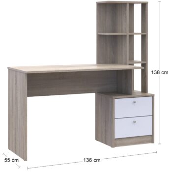 Štýlový dizajn a moderný vzhľad písacieho stola s regálom TALENT T7 P bude skvelým nie len funkčným, ale aj dizajnovým prvkom nejednej študentskej izby či pracovne. Jeho pevnosť a stabilitu zaručuje kvalitný materiál, z ktorého je vyrobený a farebné prevedenie dub sonoma v kombinácii…