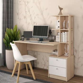 Štýlový dizajn a moderný vzhľad písacieho stola s regálom TALENT T7 P bude skvelým nie len funkčným, ale aj dizajnovým prvkom nejednej študentskej izby či pracovne. Jeho pevnosť a stabilitu zaručuje kvalitný materiál, z ktorého je vyrobený a farebné prevedenie dub sonoma v kombinácii…