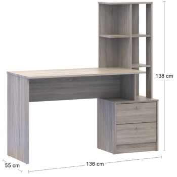 Štýlový dizajn a moderný vzhľad písacieho stola s regálom TALENT T7 P bude skvelým nie len funkčným, ale aj dizajnovým prvkom nejednej študentskej izby či pracovne. Jeho pevnosť a stabilitu zaručuje kvalitný materiál, z ktorého je vyrobený a farebné prevedenie dub sonoma sa skvele hodí do…