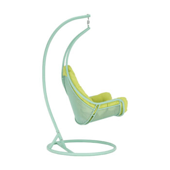 Objavte pohodlie a štýl s závesným hojdacím kreslom Talise v elegantnej farbe neo mint / zelená. Toto moderné kreslo je ideálnym doplnkom pre váš domov alebo záhradu, pričom ponúka jedinečný dizajn a vysokú funkčnosť.