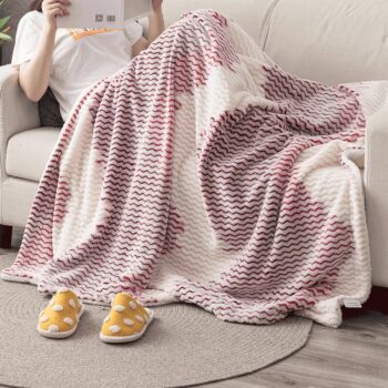 KONDELA Tames obojstranná baránková deka 150x200 cm biela / sivá – Obrázok 5