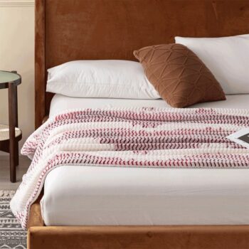 Predstavujeme vám obojstrannú baránkovú deku Tames s rozmermi 150x200 cm v elegantnej kombinácii bielej a sivej farby. Táto deka je ideálnym doplnkom do vášho interiéru, ktorý prinesie pocit útulnosti a tepla počas chladných dní.