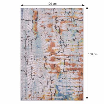 Koberec TAREOK 100x150 cm zútulní interiér a vnesie tak Vášmu domovu nový život. Jeho rozmery sú (DxŠ): 150x100 cm. Gramáž koberca je 2100 g/m2 s výškou vlasu 1,0 cm a hrúbkou koberca 1,2 cm. Je vyrobený zo 100% polypropylénu. Je vhodný na podlahové kúrenie. Nie je vhodný na bielenie a pranie…