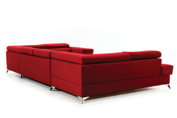 Sedačka TARISA patrí medzi veľké účkové sedačky. Očarí luxusnou plochou na sedenie ako aj štýlovým dizajnom, ktorý upúta na prvý pohľad. Ladné tvary, jemné prešívanie a  vysoké lesklé nožičky vytvárajú elegantný komplex, ktorý sa stane dominantným prvkom v miestnosti. Štýlové polohovateľné opierky hlavy ako aj dekoračné vankúšiky, ktoré sú súčasťou sedačky, dodávajú sedačke luxus a šmrnc. Kovové nožičky sú chrómované v striebornej farbe. Vďaka funkcii rozkladu si vytvoríte spaciu plochu 125 x 265 cm, vhodnú na príležitostné spanie. Dolphinmechanizmus zabezpečí jednoduchú manipuláciu pri rozklade sedačky. Sedačka je vyrobená v kombinácii vlnovcovej pružiny a PUR peny. Touto kombináciou získate maximálne pohodlie pri sedení či leňošení. Na sedaciu časť bola použitá vysoko kvalitná HR pena o hustote T3030. Hustota peny opierok je T2542. Sedačka je vyrobená v pravom prevedení rohu. Je celočalúnená, vhodná aj na umiestnenie v priestore. Na čalúnenie je použitá kvalitná látka Sawana 21. Celkové rozmery (š/v/h): 350 x 90 x 202cm, výška sedačky bez opierok je 70 cm. Hĺbka sedenia 60 cm, výška sedenia 43 cm.V našej ponuke nájdete túto sedačku aj v opačnom prevedení rohu ako aj v ďalších módnych a štýlových farbách.