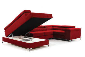 Sedačka TARISA patrí medzi veľké účkové sedačky. Očarí luxusnou plochou na sedenie ako aj štýlovým dizajnom, ktorý upúta na prvý pohľad. Ladné tvary, jemné prešívanie a  vysoké lesklé nožičky vytvárajú elegantný komplex, ktorý sa stane dominantným prvkom v miestnosti. Štýlové polohovateľné opierky hlavy ako aj dekoračné vankúšiky, ktoré sú súčasťou sedačky, dodávajú sedačke luxus a šmrnc. Kovové nožičky sú chrómované v striebornej farbe. Vďaka funkcii rozkladu si vytvoríte spaciu plochu 125 x 265 cm, vhodnú na príležitostné spanie. Dolphinmechanizmus zabezpečí jednoduchú manipuláciu pri rozklade sedačky. Sedačka je vyrobená v kombinácii vlnovcovej pružiny a PUR peny. Touto kombináciou získate maximálne pohodlie pri sedení či leňošení. Na sedaciu časť bola použitá vysoko kvalitná HR pena o hustote T3030. Hustota peny opierok je T2542. Sedačka je vyrobená v pravom prevedení rohu. Je celočalúnená, vhodná aj na umiestnenie v priestore. Na čalúnenie je použitá kvalitná látka Sawana 21. Celkové rozmery (š/v/h): 350 x 90 x 202cm, výška sedačky bez opierok je 70 cm. Hĺbka sedenia 60 cm, výška sedenia 43 cm.V našej ponuke nájdete túto sedačku aj v opačnom prevedení rohu ako aj v ďalších módnych a štýlových farbách.