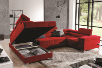 Sedačka TARISA patrí medzi veľké účkové sedačky. Očarí luxusnou plochou na sedenie ako aj štýlovým dizajnom, ktorý upúta na prvý pohľad. Ladné tvary, jemné prešívanie a  vysoké lesklé nožičky vytvárajú elegantný komplex, ktorý sa stane dominantným prvkom v miestnosti. Štýlové polohovateľné opierky hlavy ako aj dekoračné vankúšiky, ktoré sú súčasťou sedačky, dodávajú sedačke luxus a šmrnc. Kovové nožičky sú chrómované v striebornej farbe. Vďaka funkcii rozkladu si vytvoríte spaciu plochu 125 x 265 cm, vhodnú na príležitostné spanie. Dolphinmechanizmus zabezpečí jednoduchú manipuláciu pri rozklade sedačky. Sedačka je vyrobená v kombinácii vlnovcovej pružiny a PUR peny. Touto kombináciou získate maximálne pohodlie pri sedení či leňošení. Na sedaciu časť bola použitá vysoko kvalitná HR pena o hustote T3030. Hustota peny opierok je T2542. Sedačka je vyrobená v pravom prevedení rohu. Je celočalúnená, vhodná aj na umiestnenie v priestore. Na čalúnenie je použitá kvalitná látka Sawana 21. Celkové rozmery (š/v/h): 350 x 90 x 202cm, výška sedačky bez opierok je 70 cm. Hĺbka sedenia 60 cm, výška sedenia 43 cm.V našej ponuke nájdete túto sedačku aj v opačnom prevedení rohu ako aj v ďalších módnych a štýlových farbách.