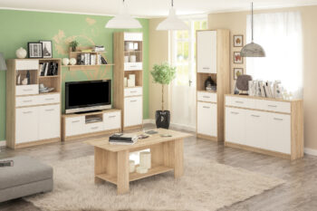 Konferenčný stolík TAVIR CT zútulní Váš domov svojou jednoduchosťou a eleganciou. Stolík Vám okrem priestrannej vrchnej dosky ponúkne aj praktickú policu v spodnej časti, na odloženie ovládača od televízora, novín alebo nejakých pochutín. Dokonalé farebné prevedenie navodí to správne teplo domova.…