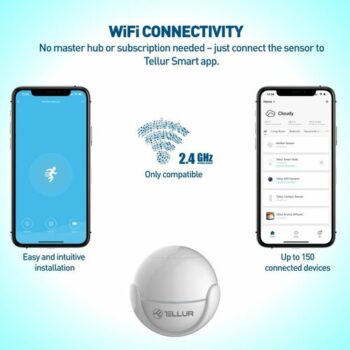 TELLUR WiFi smart pohybový senzor bílá