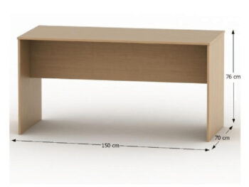 KONDELA Tempo Asistent 2 New 20 ZA 150 písací stôl buk - Image 2