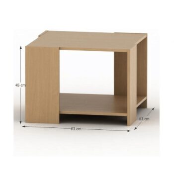 Konferenčný stolík Tempo Asistent 2 New 26 v elegantnom prevedení buk je ideálnym doplnkom pre vašu obývačku. Tento moderný a funkčný kus nábytku od značky KONDELA sa vyznačuje jednoduchým, ale štýlovým dizajnom, ktorý sa hodí do každého interiéru.