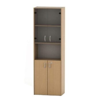 Vitrína Tempo Asistent 2 New 4 v elegantnom prevedení buk je ideálnym riešením pre tých, ktorí hľadajú moderný a funkčný nábytok do svojho interiéru. Táto vitrína od renomovanej značky KONDELA ponúka praktické úložné priestory rozdelené do dvoch sekcií, ktoré sú vybavené štyrmi…