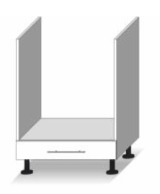 Kuchynská skrinka na sporák LINE WHITE D60 KU je vhodná na zabudovanie sporáku a doplnená odkladacím priestorom v spodnej časti. Skrinku je možné kombinovať s ostatnými prvkami z modelovej rady Line White. Materiál použitý na výrobu je laminovaná DTD. Korpus je vo farbe dub sonoma, fronty vo farbe…