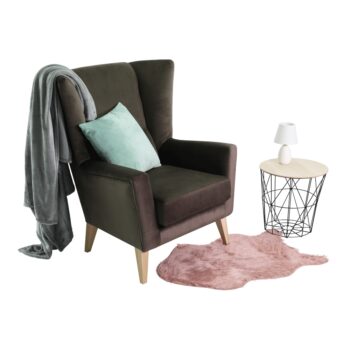 Stavte na elegantné kreslo-ušiak RODEZA. Vysoké operadlo, ktoré má na jednej aj druhej strane vysunutú opierku na hlavu, pripomínajúce uši, sa postará o Váš dokonalý komfort. Kreslo ponúka dokonalé sedenie, pričom si môžete pohodlne oprieť chrbát, ruky aj hlavu. Rozmery kresla sú (ŠxHxV): 80x84x104…