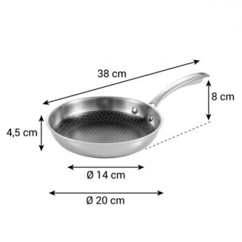 TESCOMA Panvica SteelCRAFT ¤ 20 cm, 20 cm