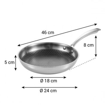 TESCOMA Panvica SteelCRAFT ¤ 24 cm, 24 cm