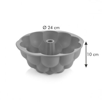 TESCOMA bábovka vysoká DELÍCIA SiliconPRIME ø 24 cm, malina