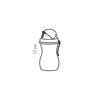 TESCOMA detská fľaša so slamkou BAMBINI 300 ml, zelená, ružová ,