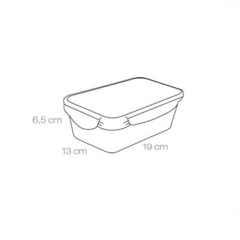 TESCOMA dóza FRESHBOX 1.0 l, obdĺžniková , 1 l