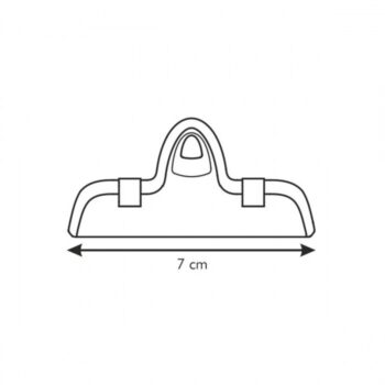 TESCOMA klipsa na vrecká PRESTO 7 cm, 4 ks, 7 cm