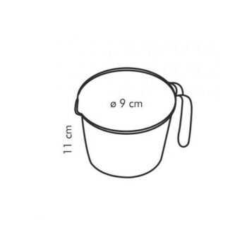 TESCOMA odmerka s lievikom DELÍCIA 0,5 l, 0,5 l
