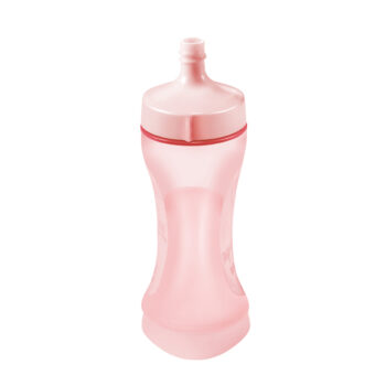 TESCOMA pružná fľaša PAPU PAPI 200 ml, s lyžičkou, ružová