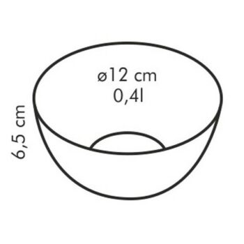 TESCOMA sklenená misa GIRO o 12 cm , 12 cm