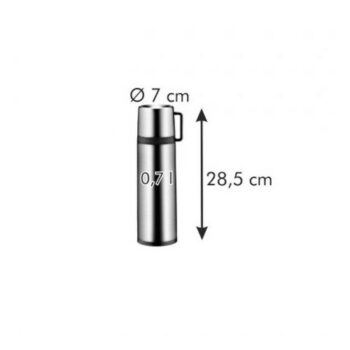 TESCOMA termoska s hrnčekom CONSTANT 0.7 l, nerez , 0,7 l