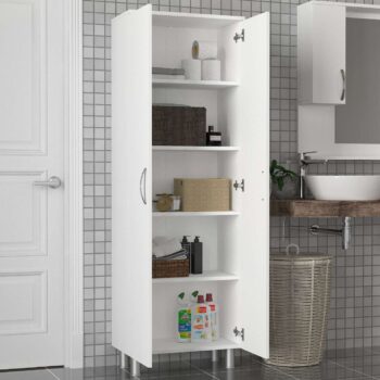 Štýlová kúpeľňová skrinka TEXAS 2DObohaťte svoju kúpeľňu o elegantnú a praktickú kúpeľňovú skrinku TEXAS 2D. Táto vitrína je navrhnutá tak, aby splnila všetky vaše potreby na ukladanie v kúpeľni.Vlastnosti produktu:Typ tovaru: Kúpeľňová skrinka, vitrínaVhodné do miestnosti: KúpeľňaMateriál: LTDRozmer: 59.4 x 161.5 x 31.5 cmFarba: BielaVybavenie: DvierkaPočet dverí: 2Hrúbka materiálu: 18 mmDodatočné informácie: Dodávame v demonteTáto skrinka je vyrobená z kvalitného LTD materiálu s hrúbkou 18 mm, čo zaručuje dlhú životnosť a odolnosť. Vďaka svojmu rozmeru 59.4 x 161.5 x 31.5 cm poskytuje dostatok úložného priestoru pre všetky vaše kúpeľňové potreby. Biele prevedenie dodá vašej kúpeľni moderný a čistý vzhľad.Skrinka TEXAS 2D je vybavená dvoma dvierkami, ktoré chránia vaše veci pred prachom a vlhkosťou. Dodávame ju v demontovanom stave, takže si ju môžete jednoducho zostaviť doma podľa priloženého návodu.Vylepšite svoju kúpeľňu s kúpeľňovou skrinkou TEXAS 2D a užite si kombináciu elegancie a funkčnosti!