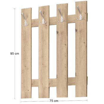 Predsieň je kľúčom k Vašej domácnosti, má byť nie len krásna, ale hlavne funkčná a praktická. Jedným zo základných, praktických prvkov vybavenia sa môže stať vešiakový panel THEBES H. Materiál použitý na jeho výrobu je kvalitná drevotriesková doska, ktorá je nenáročná na údržbu. Nadčasové farebné…