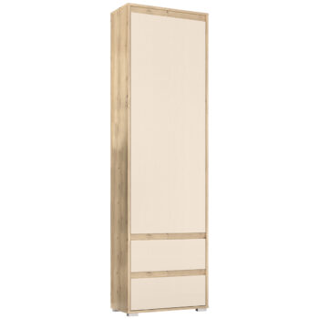 Zanechajte dobrý dojem už pri vstupe návštevy do Vašej domácnosti. Predsieň THEBES je možné zakúpiť ako zostavu, ktorá sa skladá z týchto prvkov kolekcie (ŠxHxV): zásuvková komoda (84,1x35x77,3 cm), jednodverová predsieňová skriňa (54,1x35x196,5 cm), vešiakový panel s lavicou a zrkadlom…