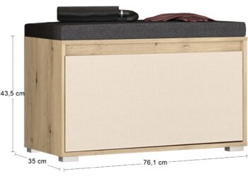 S botníkom (skrinkou na topánky) THEBES S-1D budú mať Vaše topánky vždy svoje miesto. Predsieň má byť praktická, vždy uprataná a hlavne krásna, preto dbajte na správny výber nábytku, aby vyhovoval všetkým Vašim požiadavkám. Botník disponuje jednými dvierkami, za ktorými je ukrytý úložný priestor…