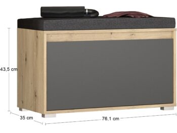 S botníkom (skrinkou na topánky) THEBES S-1D budú mať Vaše topánky vždy svoje miesto. Predsieň má byť praktická, vždy uprataná a hlavne krásna, preto dbajte na správny výber nábytku, aby vyhovoval všetkým Vašim požiadavkám. Botník disponuje jednými dvierkami, za ktorými je ukrytý úložný priestor…