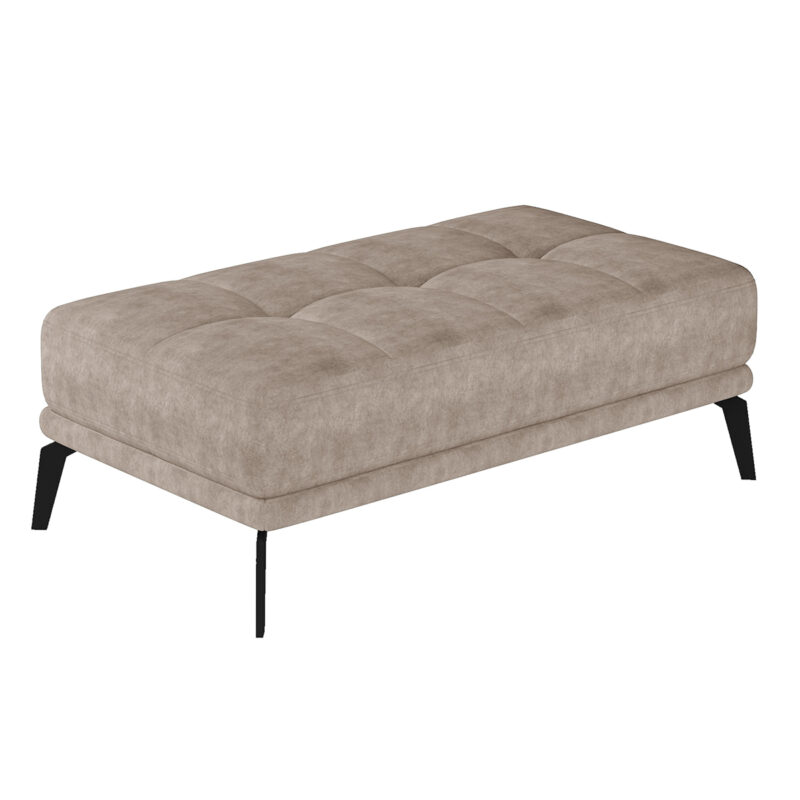 NABBI Tirreno TA taburetka béžová Dizanová taburetka TIRRENO TA je navrhnutá tak, aby poskytla dokonalý odpočinok. Je možné ju využiť ako ďaľšie miesto na sedenie pre Vašich hostí alebo ju jednoducho prisuniete k modernej sedačke TIRRENO a vytvoríte tak veľký priestor na spanie. Nenápadné prešívanie taburetky jej dodáva elegantný…