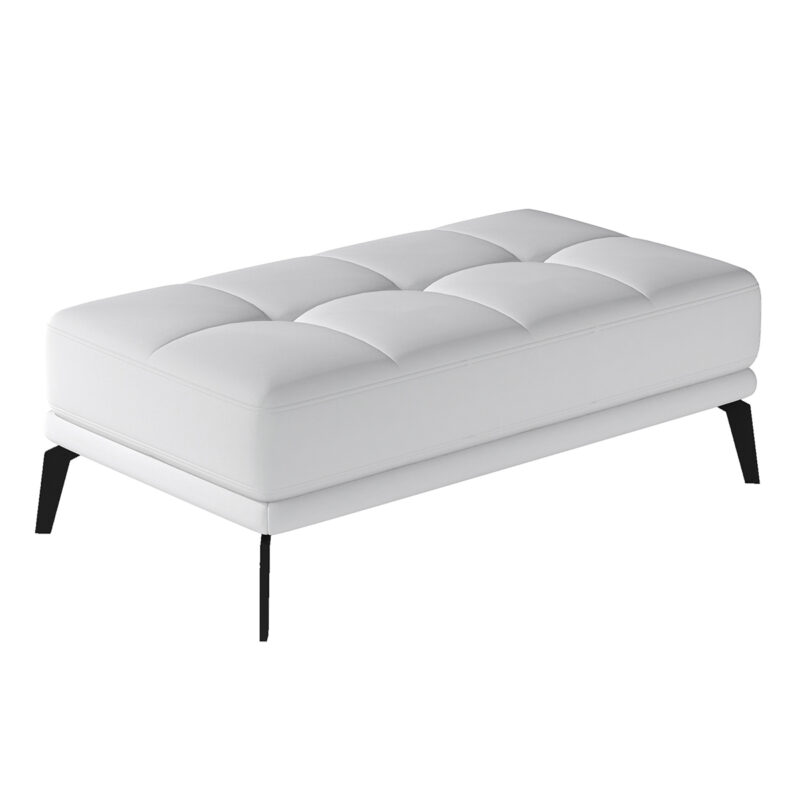 NABBI Tirreno TA taburetka biela Dizanová taburetka TIRRENO TA je navrhnutá tak, aby poskytla dokonalý odpočinok. Je možné ju využiť ako ďaľšie miesto na sedenie pre Vašich hostí alebo ju jednoducho prisuniete k modernej sedačke TIRRENO a vytvoríte tak veľký priestor na spanie. Nenápadné prešívanie taburetky jej dodáva elegantný…