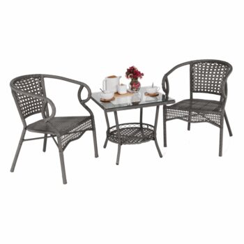 Túžite po záhradnom nábytku a ešte nemáte ten svoj? Splňte si Vaše túžby so záhradným setom z umelého ratanu TODOR 1+2. Krásne hnedosivé farebné prevedenie zapadne skvele do štýlu Vašej terasy alebo balkónu. Je zložený z dvoch stoličiek a stolíka. Konštrukcia je vyrábaná z ocele, ktorá je vyplnená…