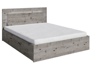 Posteľový rám s LED osvetlením Togos 160x200 cm - dub welington je kvalitným a moderným nábytkom do vášho interiéru. Charakterizuje precíznosť a dôraz na detaily. Je vyrobený z aglomerovaného materiálu - laminovanej DTD, ktorý je odolný a ľahko udržiavateľný. Stačí ho utierať navlhko.