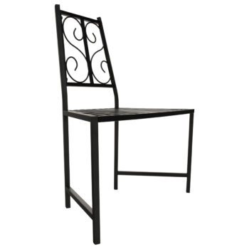 KONDELA Tolisa záhradná lavička okolo stromu čierna – Obrázok 11