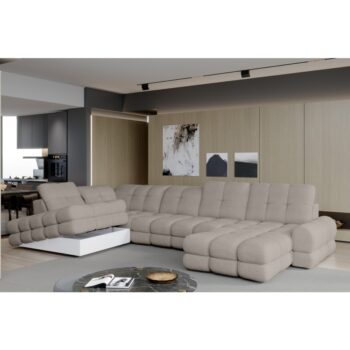 Rohová sedacia súprava TOLLO XL ROH v ľavom prevedení je harmonickým spojením luxusu, komfortu a praktickosti. So svojím elegantným vzhľadom, bohato čalúneným povrchom a výrazným dekoratívnym prešívaním pôsobí ako dizajnový šperk každého moderného…