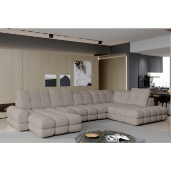 Rohová sedacia súprava TOLLO XL ROH v pravom prevedení je harmonickým spojením luxusu, komfortu a praktickosti. So svojím elegantným vzhľadom, bohato čalúneným povrchom a výrazným dekoratívnym prešívaním pôsobí ako dizajnový šperk každého…
