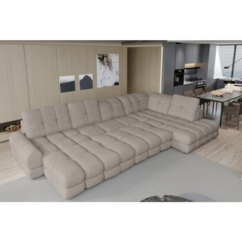 Rohová sedacia súprava TOLLO XL ROH v pravom prevedení je harmonickým spojením luxusu, komfortu a praktickosti. So svojím elegantným vzhľadom, bohato čalúneným povrchom a výrazným dekoratívnym prešívaním pôsobí ako dizajnový šperk každého…